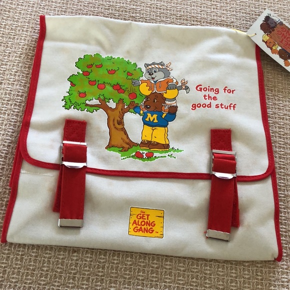 NWT VINTAGE THE GET ALONG GANG BOOK BAG KNAPSACK BACKPACK - Picture 14 of 16